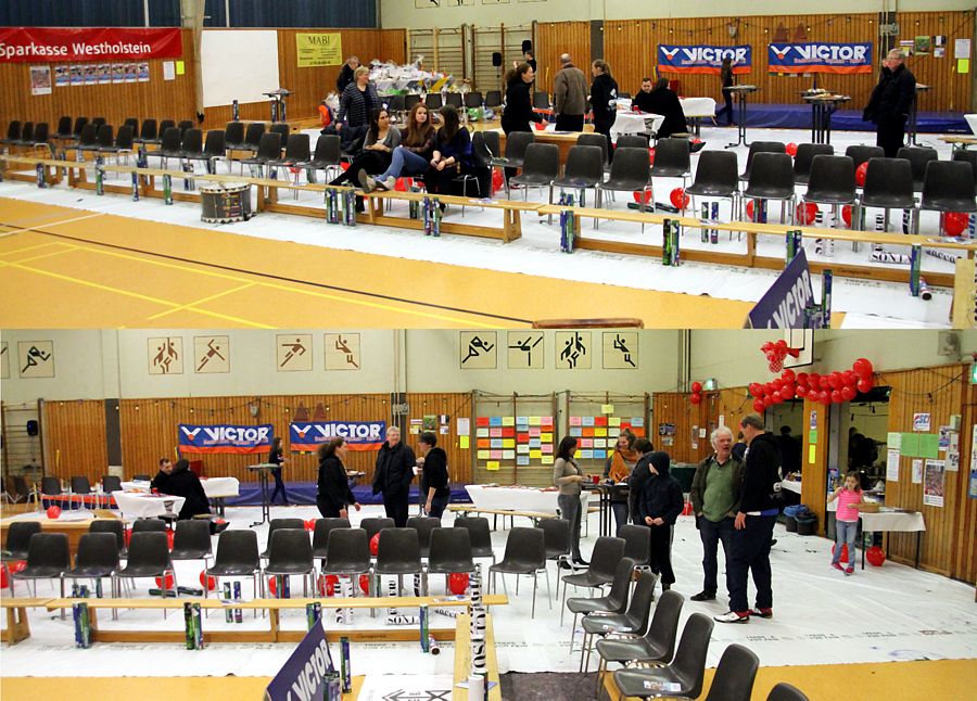 Saisonfinale des Badmintonteams des Sport-Club Itzehoe