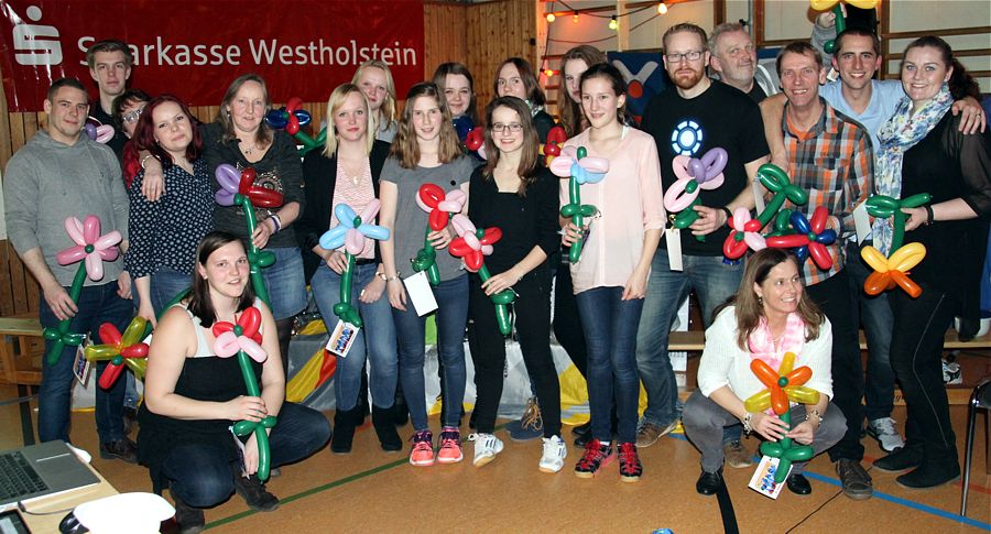 Saisonfinale des Badmintonteams des Sport-Club Itzehoe