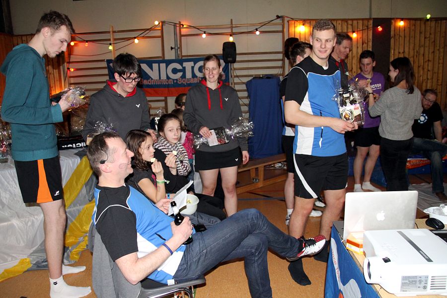 Saisonfinale des Badmintonteams des Sport-Club Itzehoe