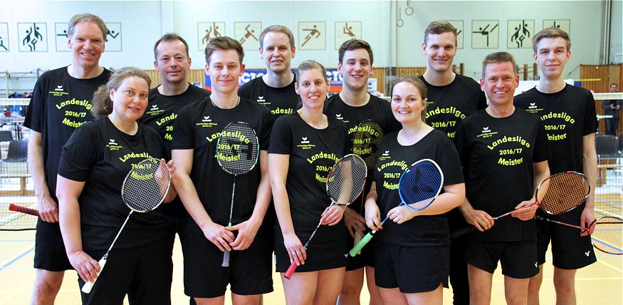 Saisonfinale des Badmintonteams des Sport-Club Itzehoe