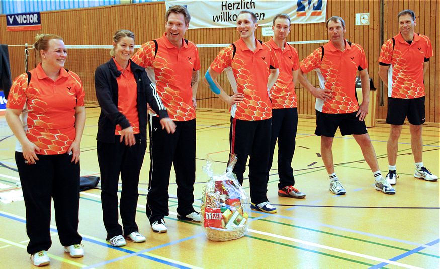 Saisonfinale des Badmintonteams des Sport-Club Itzehoe