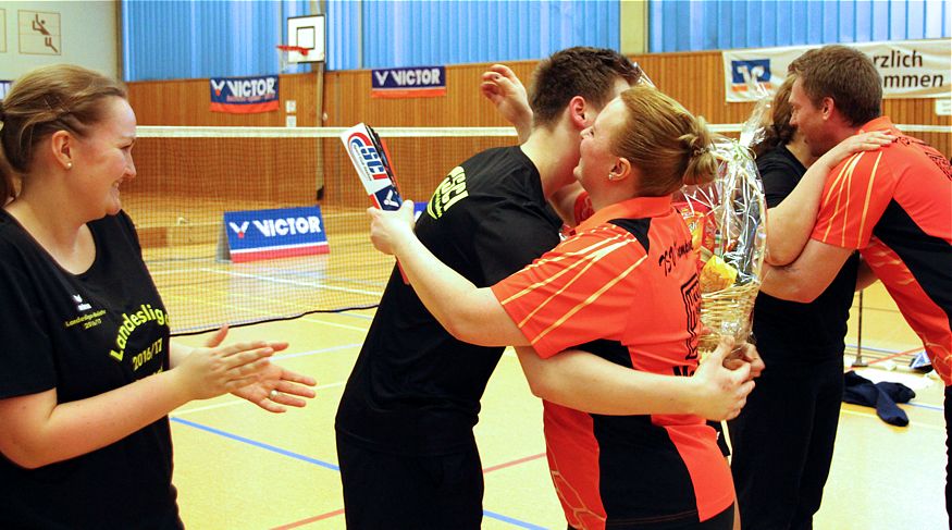 Saisonfinale des Badmintonteams des Sport-Club Itzehoe