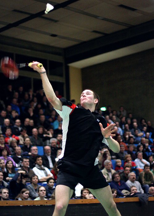 Badminton-Länderspiel Deutschland - Schweden am 09.03.2009 in Braunschweig, © Fotos von Frank Kossiski