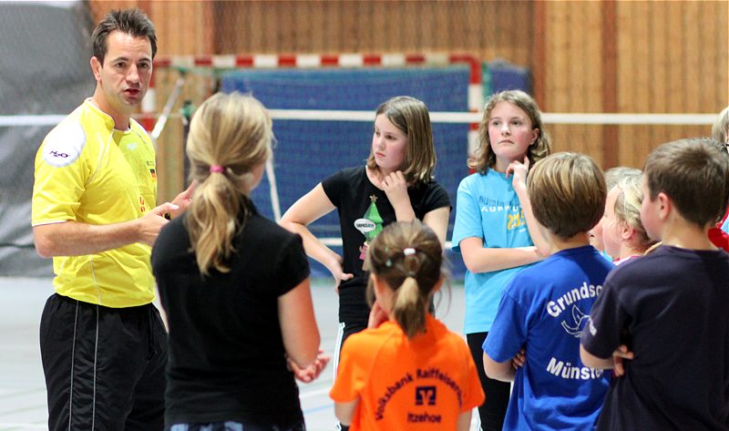 Badminton-Training mit Kristof Hopp beim Sport-Club Itzehoe