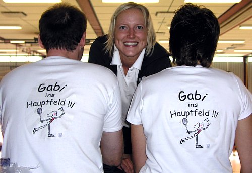 Gaby ins Hauptfeld!