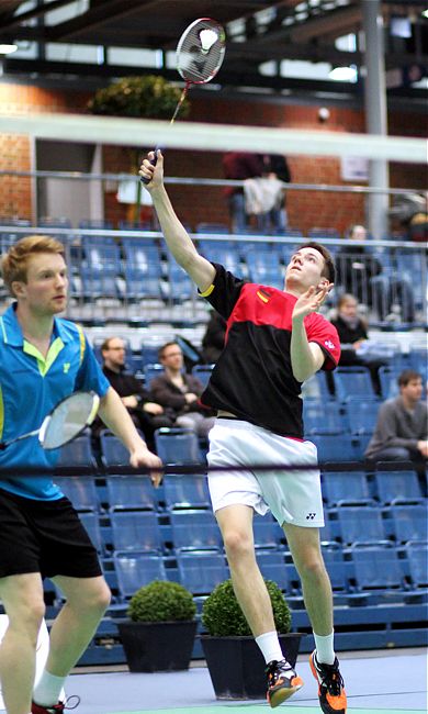 Mark Lamsfuß und Fabian Holzer, © Badmintonfotos von Frank Kossiski