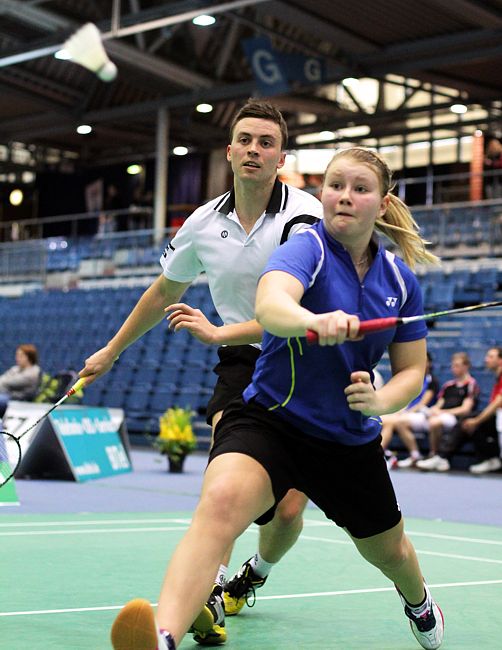 Ramona Hacks und Hannes Käsbauer, © Badmintonfotos von Frank Kossiski