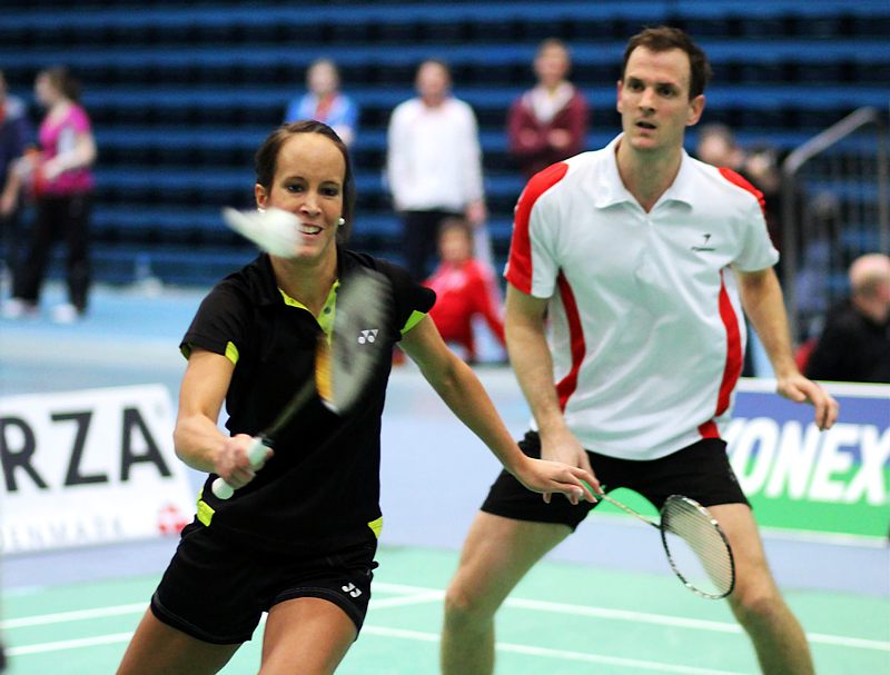 Neele Voigt und Thorsten Hukriede, © Badmintonfotos von Frank Kossiski