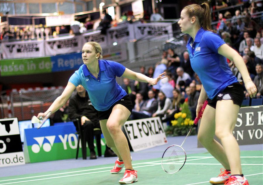 Linda Efler und Lara Käpplein, © Badmintonfotos von Frank Kossiski