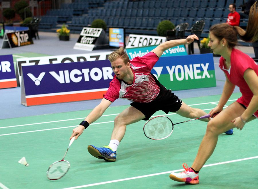 Bjarne Geiss und Eva Janssens, © Badmintonfotos von Frank Kossiski