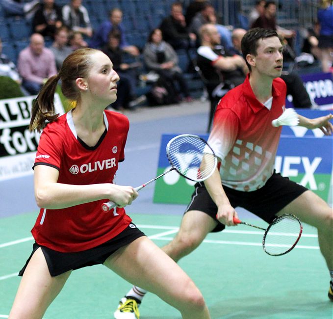 Barbara Bellenberg und Johannes Pistorius, © Badmintonfotos von Frank Kossiski