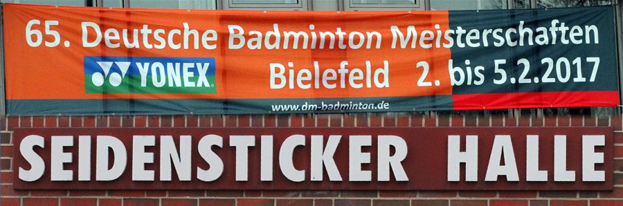 Badminton: Deutsche Meisterschaften in Bielefeld vom 02.02.17 bis 05.02.2017, © Badmintonfotos von Frank Kossiski