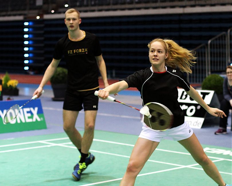 Alicia Molitor und Roluf Schröder, © Badmintonfotos von Frank Kossiski