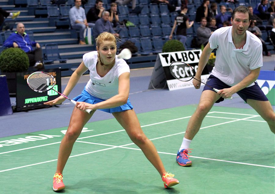 Fabienne Deprez und Björn Joppien, © Badmintonfotos von Frank Kossiski