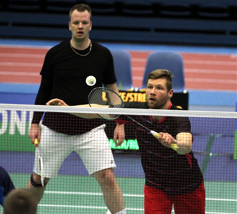 Alexander Strehse und Robert Franke, © Badmintonfotos von Frank Kossiski