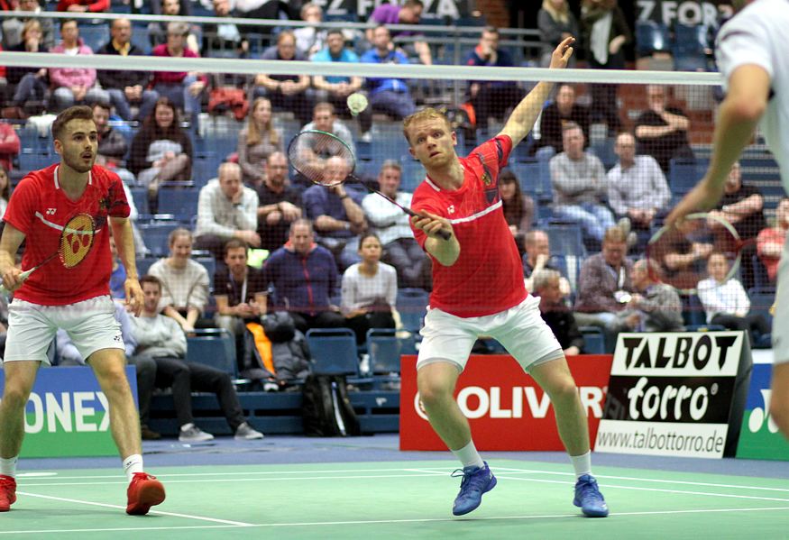 Bjarne Geiss und Jan Colin Völker, © Badmintonfotos von Frank Kossiski