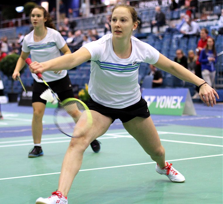 Hannah Pohl und Anna Mejikovskiy, © Badmintonfotos von Frank Kossiski