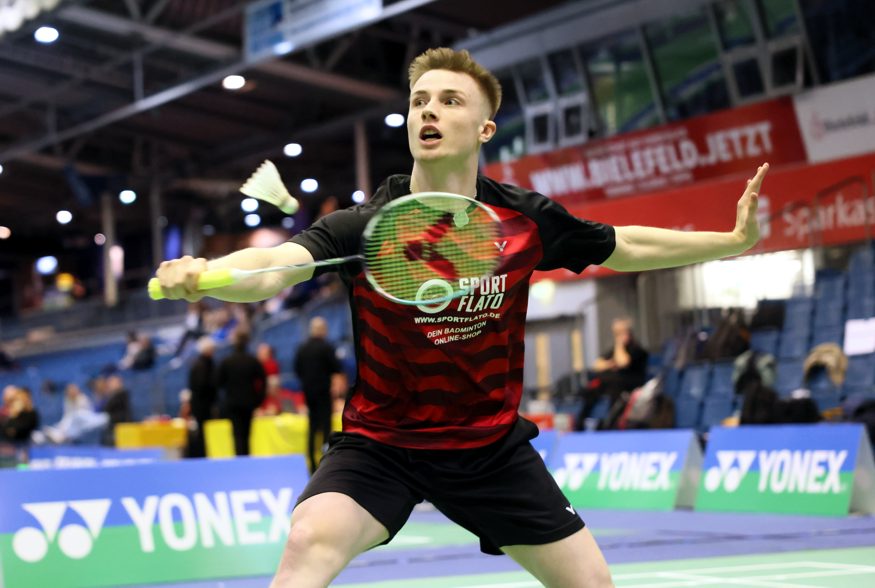 Raphael Beck und Peter Käsbauer, © Badmintonfotos von Frank Kossiski