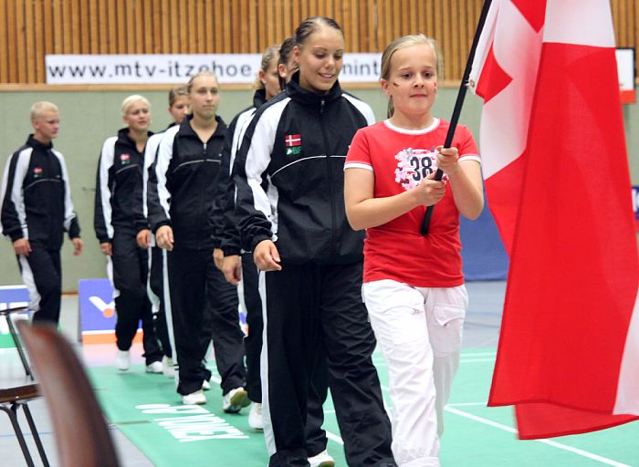 U 19 Badminton-Länderspiel Deutschland - Dänemark in Itzehoe