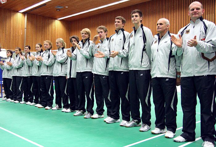 U 19 Badminton-Länderspiel Deutschland - Dänemark in Itzehoe