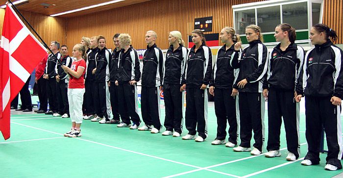 U 19 Badminton-Länderspiel Deutschland - Dänemark in Itzehoe