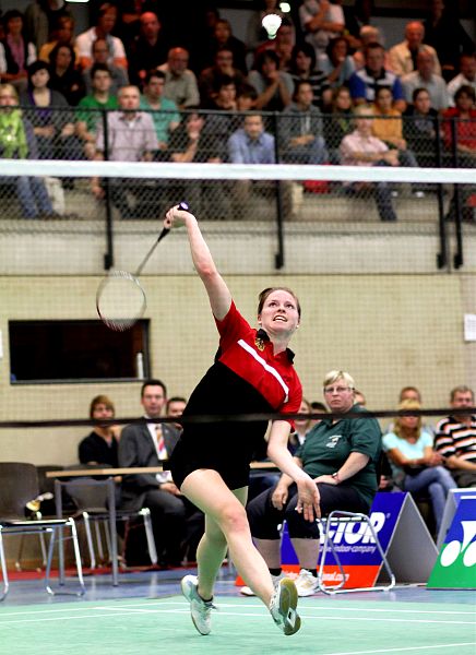 Badminton-Länderspiel Badminton-Länderspiel U 19 Deutschland - Dnemark am 18.08.2010 in Neustadt am Rbenberge, © Fotos von Frank Kossiski