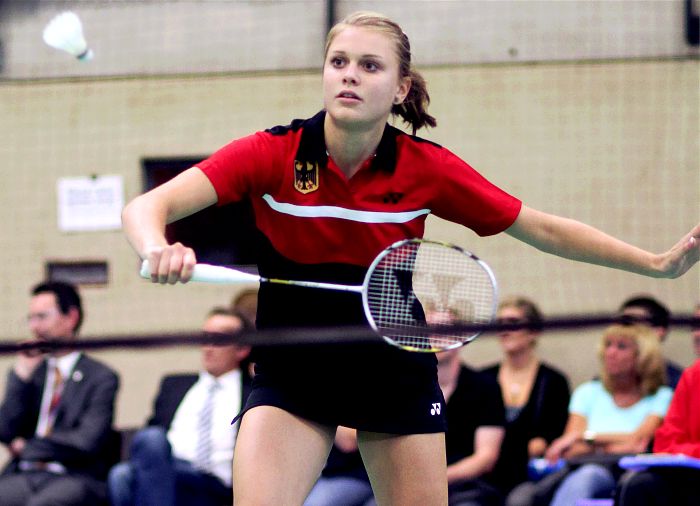 Badminton-Länderspiel Badminton-Länderspiel U 19 Deutschland - Dnemark am 18.08.2010 in Neustadt am Rbenberge, © Fotos von Frank Kossiski