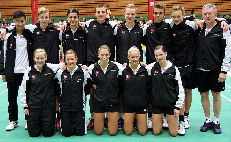 Badminton-Länderspiel U 19 Deutschland - Dnemark am 19.08.2010 in Moringen, © Fotos von Frank Kossiski, © Fotos von Frank Kossiski