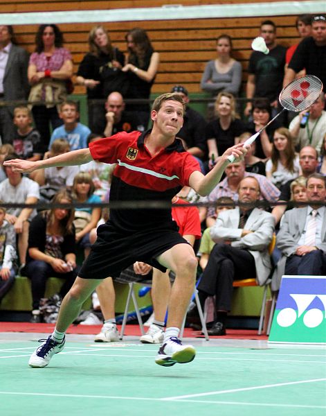 Badminton-Länderspiel U 19 Deutschland - Dnemark am 19.08.2010 in Moringen, © Fotos von Frank Kossiski, © Fotos von Frank Kossiski