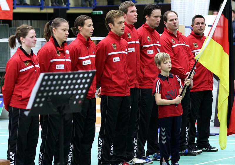 Badminton-Länderspiel Deutschland - Dnemark am 01.10.2010 in Hamburg, © Fotos von Frank Kossiski