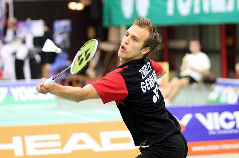 Badminton-Länderspiel Deutschland - Dnemark am 01.10.2010 in Hamburg, © Fotos von Frank Kossiski