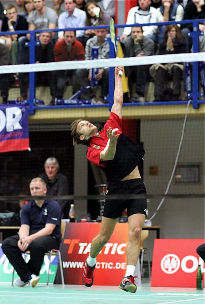 Badminton-Länderspiel Deutschland - Dnemark am 01.10.2010 in Hamburg, © Fotos von Frank Kossiski