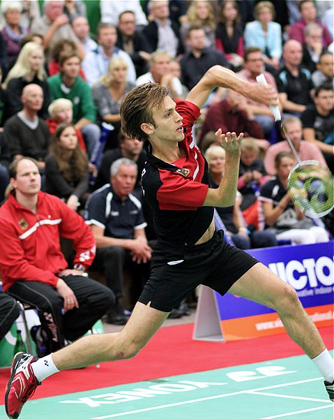 Badminton-Länderspiel Deutschland - Dnemark am 01.10.2010 in Hamburg, © Fotos von Frank Kossiski