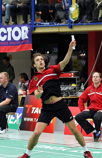 Badminton-Länderspiel Deutschland - Dnemark am 01.10.2010 in Hamburg, © Fotos von Frank Kossiski