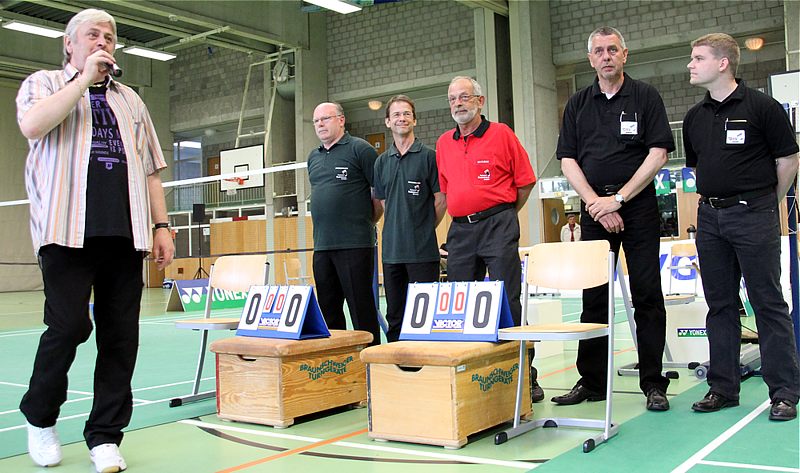 Badminton-Länderspiel Deutschland -Niederlande am 31.05.2011 in Emden, © Fotos von Frank Kossiski