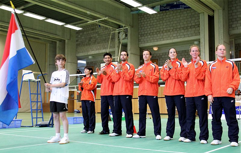 Badminton-Länderspiel Deutschland -Niederlande am 31.05.2011 in Emden, © Fotos von Frank Kossiski