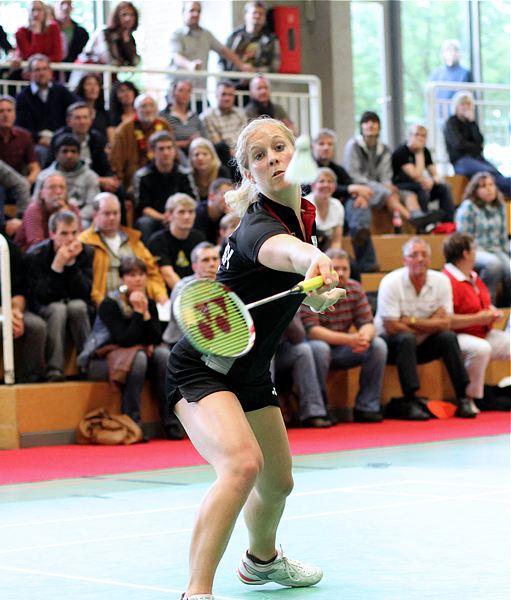 Badminton-Länderspiel Deutschland -Niederlande am 31.05.2011 in Emden, © Fotos von Frank Kossiski