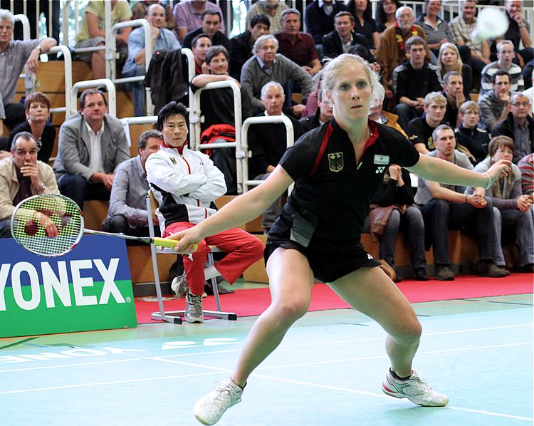 Badminton-Länderspiel Deutschland -Niederlande am 31.05.2011 in Emden, © Fotos von Frank Kossiski