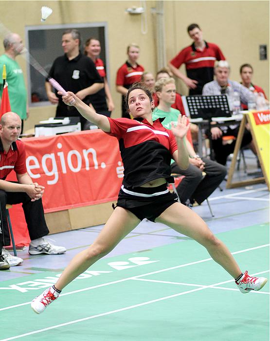 Badminton-Länderspiel U 19 Deutschland - Dnemark am 24.08.2011 in Mölln, © Fotos von Frank Kossiski