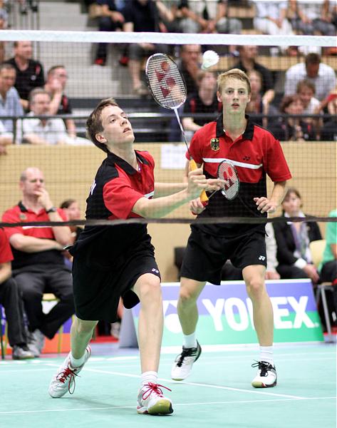 Badminton-Länderspiel U 19 Deutschland - Dnemark am 24.08.2011 in Mölln, © Fotos von Frank Kossiski