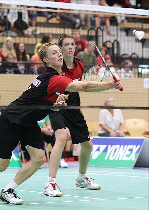 Badminton-Länderspiel U 19 Deutschland - Dnemark am 24.08.2011 in Mölln, © Fotos von Frank Kossiski