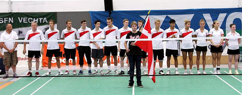 Badminton-Länderspiel U 19 Deutschland - Dnemark am 25.08.2011 in Vechta, © Fotos von Frank Kossiski