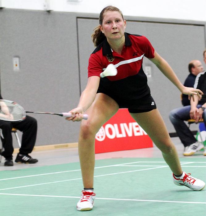 Badminton-Länderspiel U 19 Deutschland - Dnemark am 25.08.2011 in Vechta, © Fotos von Frank Kossiski