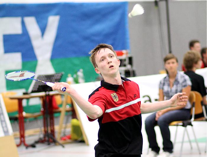 Badminton-Länderspiel U 19 Deutschland - Dnemark am 25.08.2011 in Vechta, © Fotos von Frank Kossiski