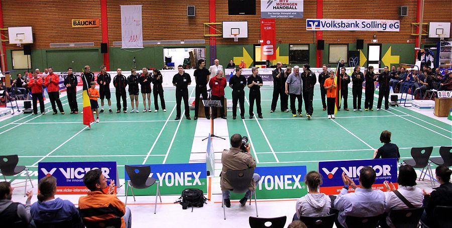 Deutschland - Belgien, © Badmintonfotos von Frank Kossiski