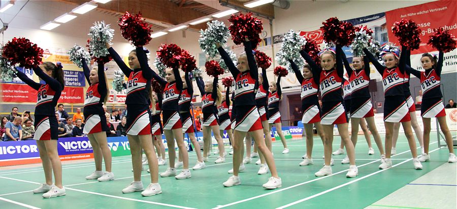 Cheerleader aus Buchholz, © Badmintonfotos von Frank Kossiski