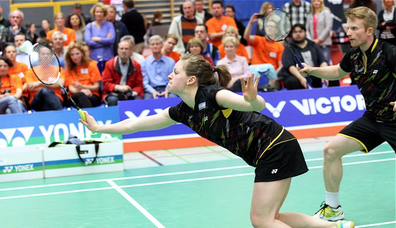 Isabel Herttrich und Fabian Holzer, © Badmintonfotos von Frank Kossiski