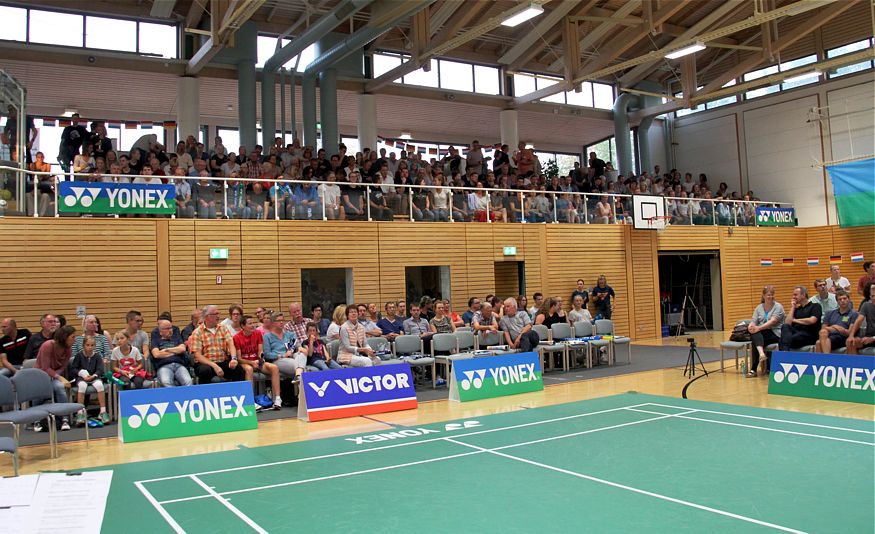 Badminton-Länderspiel Deutschland - Niederlande in Brokdorf, ausgerichtet durch den Sport-Club Itzehoe