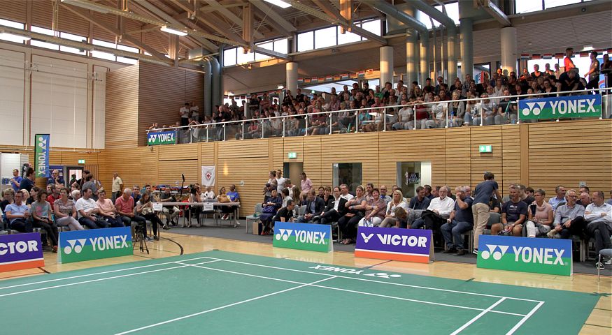 Badminton-Länderspiel Deutschland - Niederlande in Brokdorf, ausgerichtet durch den Sport-Club Itzehoe