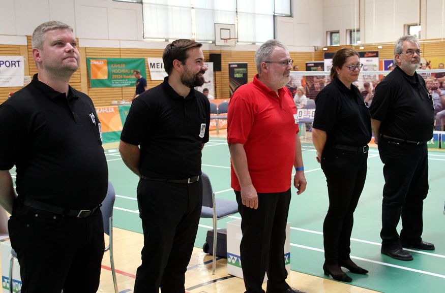 Badminton-Länderspiel Deutschland - Niederlande in Brokdorf, ausgerichtet durch den Sport-Club Itzehoe